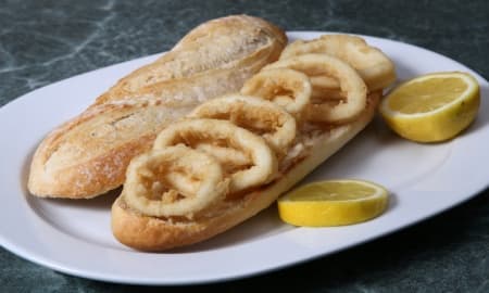 Calamari sandwich