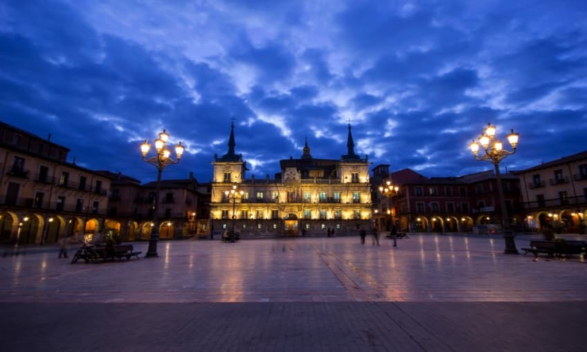 Plaza Mayor de León (España)